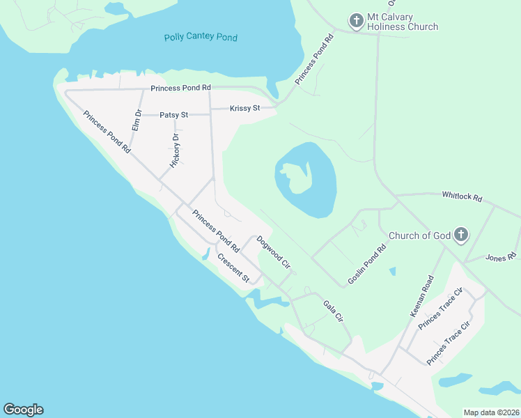 map of restaurants, bars, coffee shops, grocery stores, and more near Oak Ridge Drive in Summerton