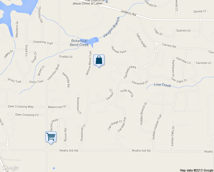 map of restaurants, bars, coffee shops, grocery stores, and more near 9290 Carillon Court in Jonesboro