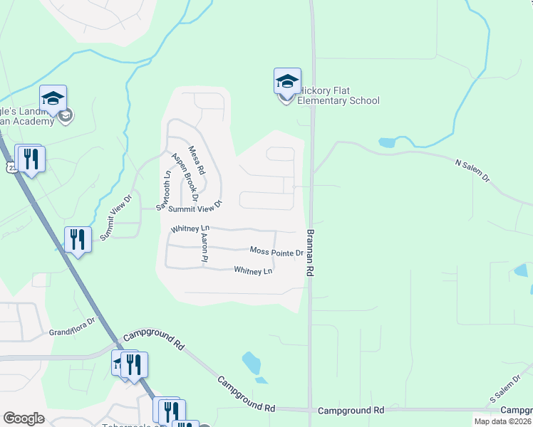 map of restaurants, bars, coffee shops, grocery stores, and more near 389 Astoria Way in McDonough