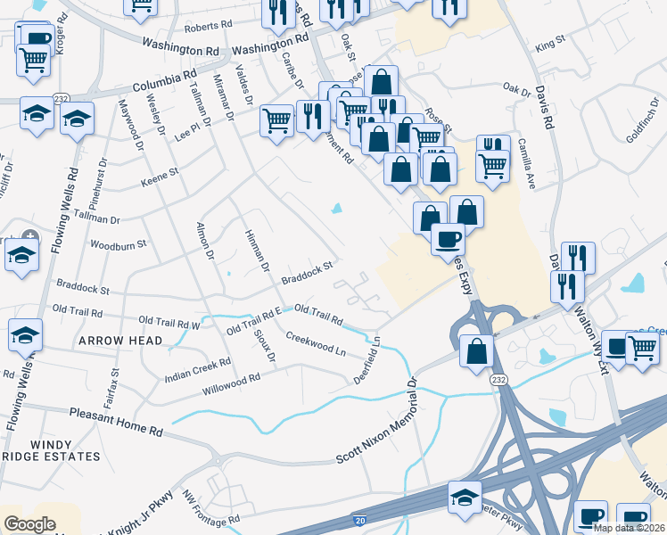map of restaurants, bars, coffee shops, grocery stores, and more near 3050 Otter Court in Martinez