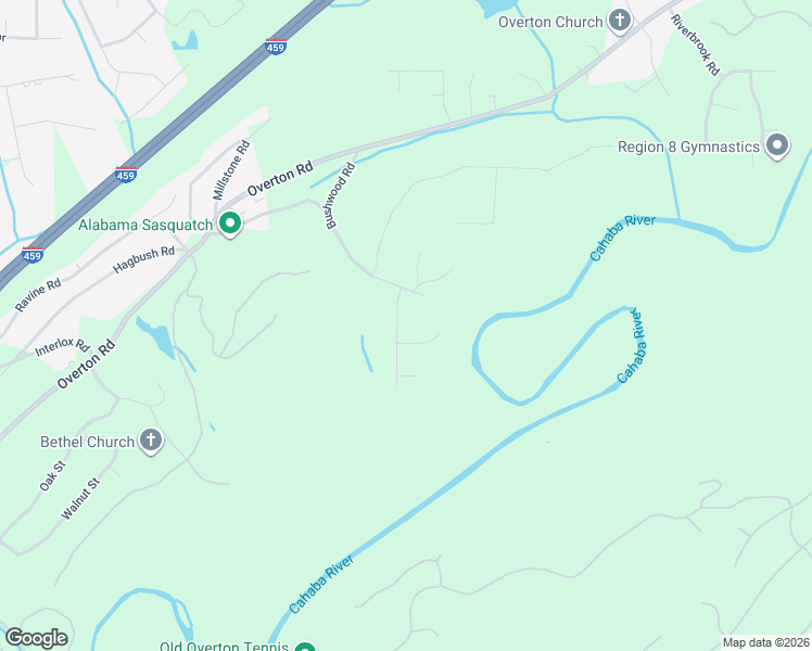 map of restaurants, bars, coffee shops, grocery stores, and more near 4309 Palisades Road in Irondale