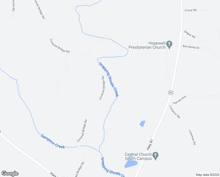 map of restaurants, bars, coffee shops, grocery stores, and more near 498 Covered Bridge Road in Covington