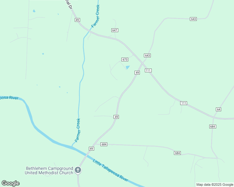 map of restaurants, bars, coffee shops, grocery stores, and more near 571 County Road 49 in Ranburne