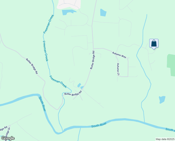 map of restaurants, bars, coffee shops, grocery stores, and more near 1705 Butler Bridge Road in Covington