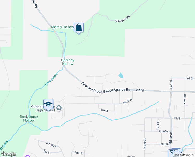 map of restaurants, bars, coffee shops, grocery stores, and more near 1133 3rd Street in Pleasant Grove