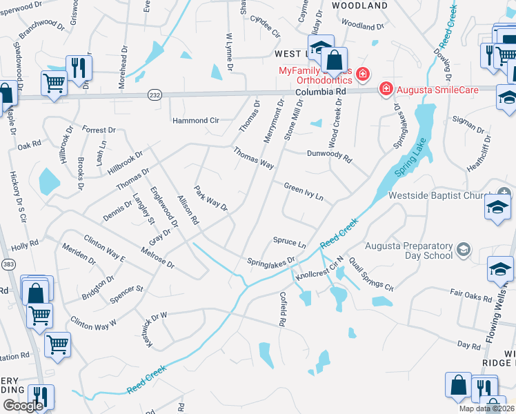 map of restaurants, bars, coffee shops, grocery stores, and more near 153 Stone Mill Drive in Martinez