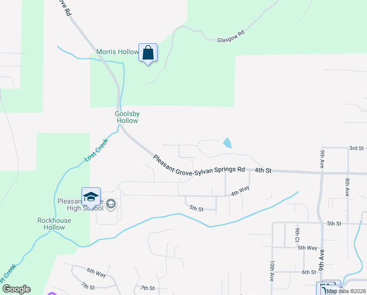 map of restaurants, bars, coffee shops, grocery stores, and more near 1133 3rd Street in Pleasant Grove