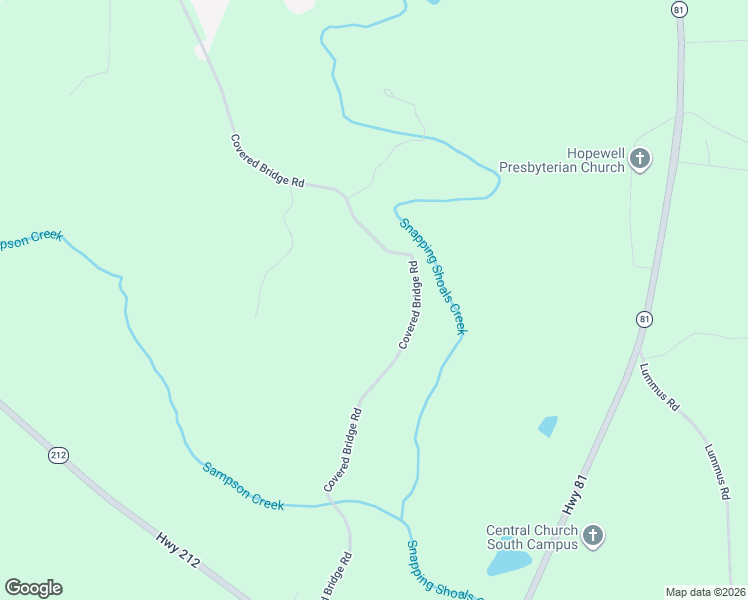 map of restaurants, bars, coffee shops, grocery stores, and more near 491 Covered Bridge Road in Covington