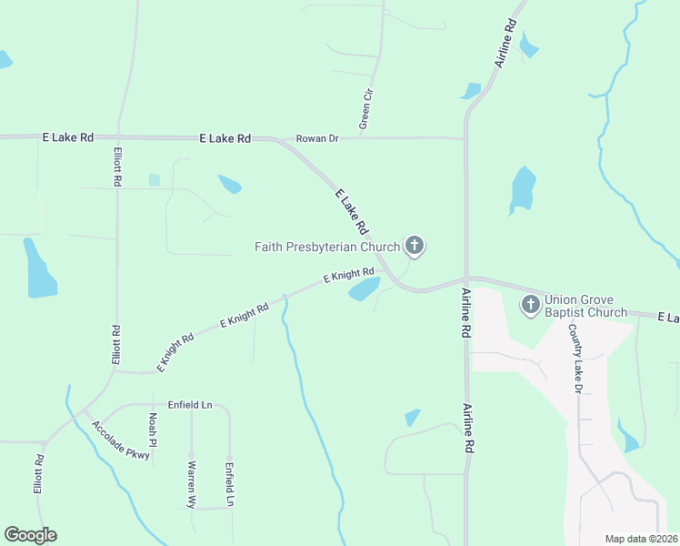 map of restaurants, bars, coffee shops, grocery stores, and more near 1092 East Lake Road in McDonough
