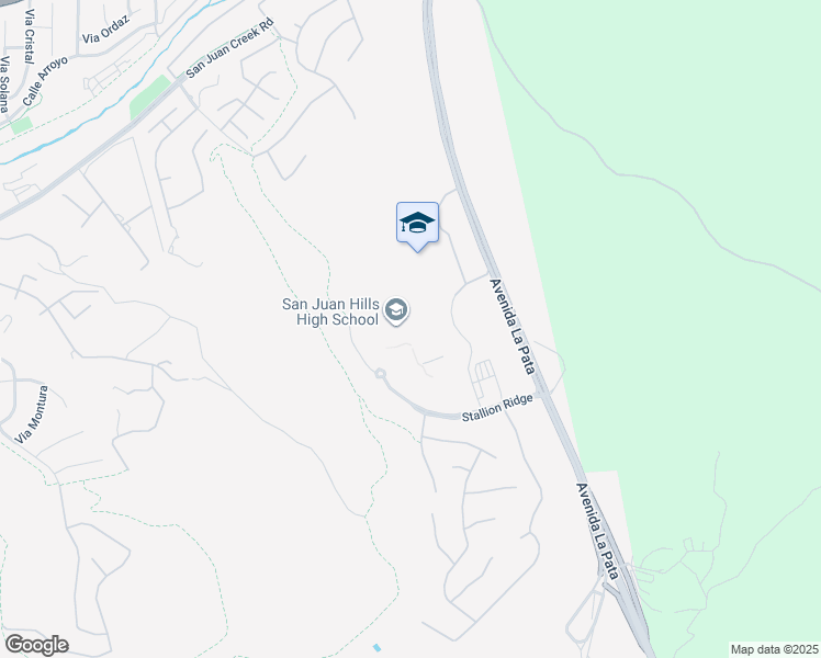 map of restaurants, bars, coffee shops, grocery stores, and more near 29211 Stallion Ridge in San Juan Capistrano