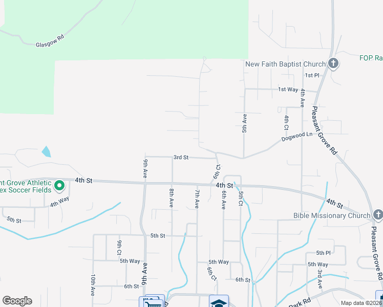 map of restaurants, bars, coffee shops, grocery stores, and more near 246 7th Avenue in Pleasant Grove