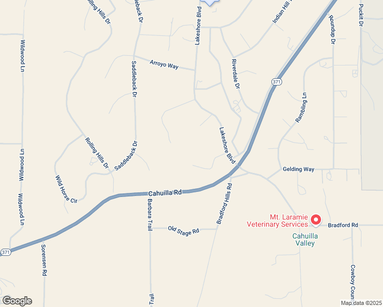 map of restaurants, bars, coffee shops, grocery stores, and more near Sweepstakes Lane in Lake Riverside