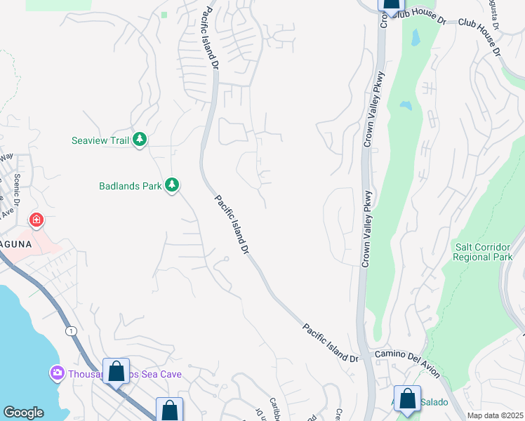 map of restaurants, bars, coffee shops, grocery stores, and more near 31711 Crystal Sands Drive in Laguna Niguel