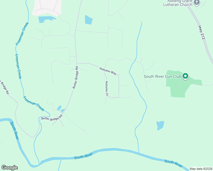 map of restaurants, bars, coffee shops, grocery stores, and more near 60 Autumn Court in Covington