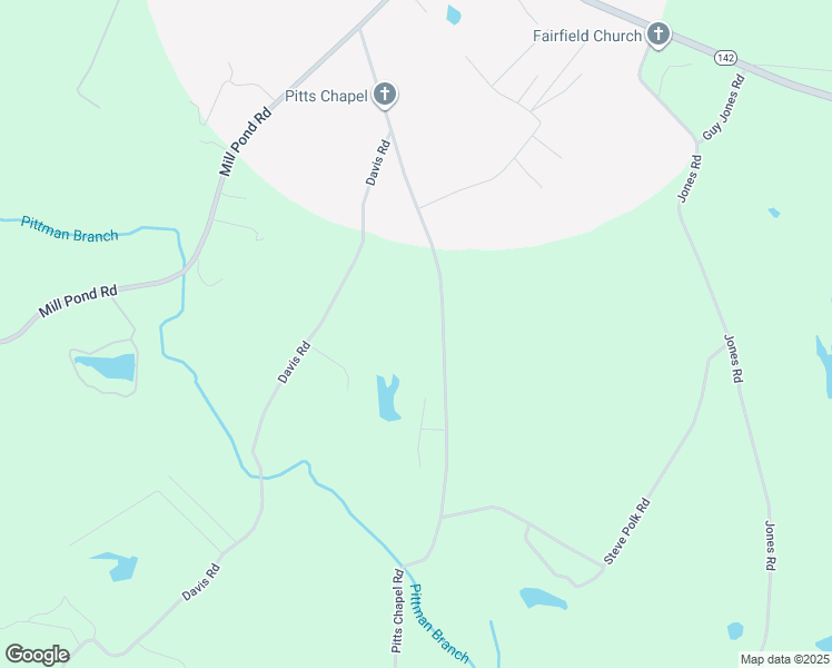map of restaurants, bars, coffee shops, grocery stores, and more near 410 Pitts Chapel Road in Newborn