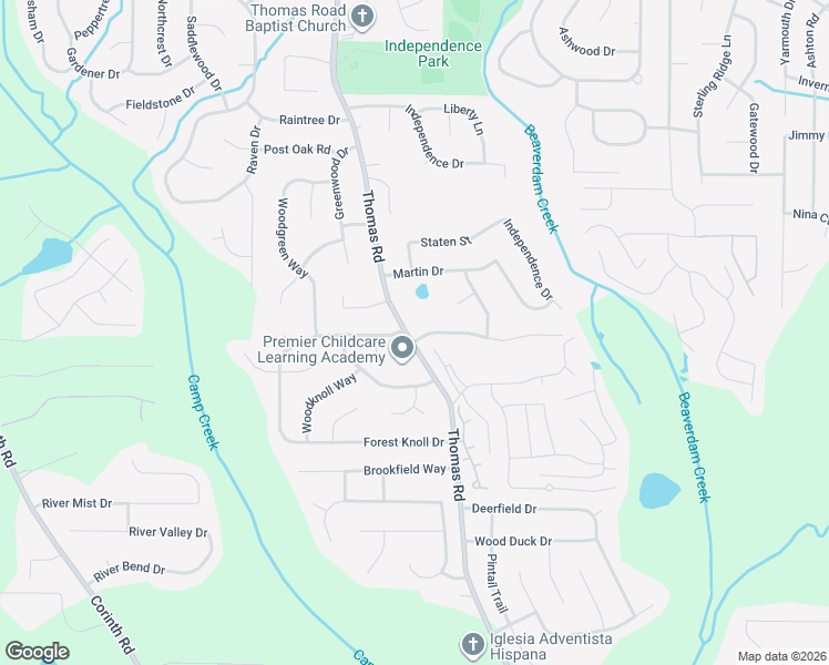map of restaurants, bars, coffee shops, grocery stores, and more near 421 River Chase Drive in Jonesboro