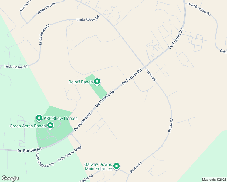 map of restaurants, bars, coffee shops, grocery stores, and more near 36721 De Portola Road in Temecula