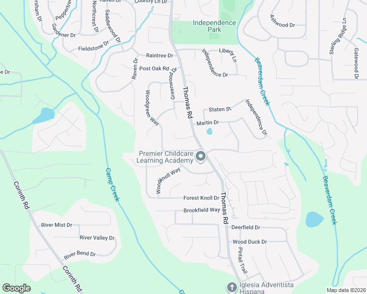 map of restaurants, bars, coffee shops, grocery stores, and more near 9269 Forest Knoll Drive in Jonesboro