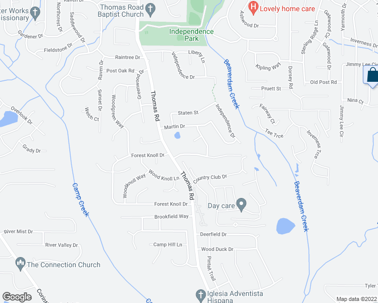 map of restaurants, bars, coffee shops, grocery stores, and more near 389 River Chase Drive in Jonesboro