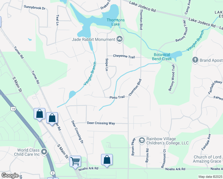map of restaurants, bars, coffee shops, grocery stores, and more near 9224 Snipe Lane in Jonesboro