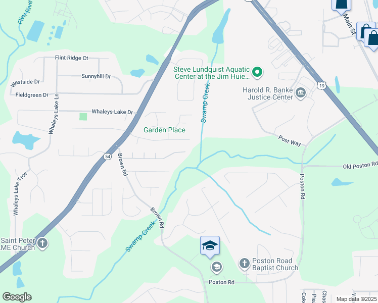 map of restaurants, bars, coffee shops, grocery stores, and more near 757 Belle Grove Drive in Jonesboro