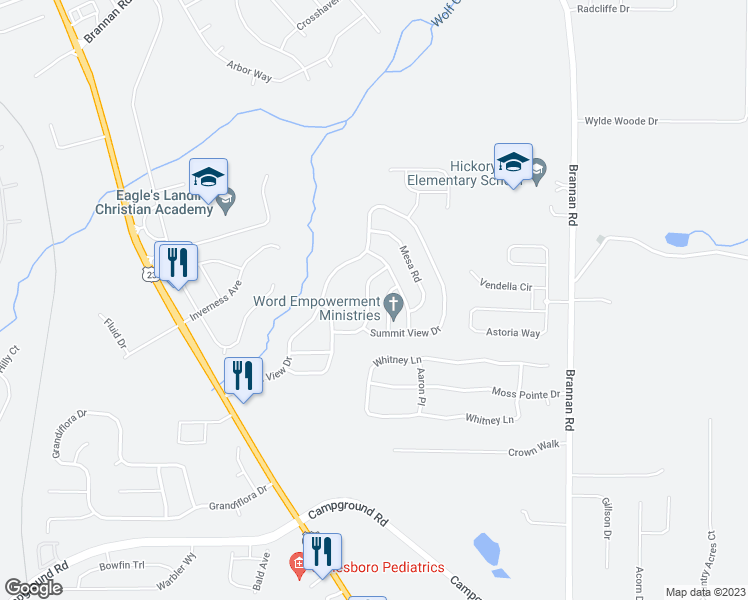 map of restaurants, bars, coffee shops, grocery stores, and more near 470 Sawtooth Lane in McDonough