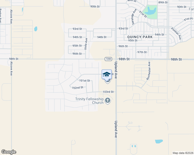 map of restaurants, bars, coffee shops, grocery stores, and more near 10008 Urbana Avenue in Lubbock