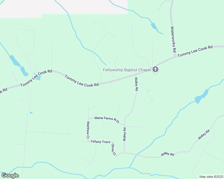 map of restaurants, bars, coffee shops, grocery stores, and more near 1368 Tommy Lee Cook Road in Palmetto