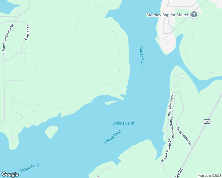 map of restaurants, bars, coffee shops, grocery stores, and more near 5400 Ranch Marina Road in Pell City