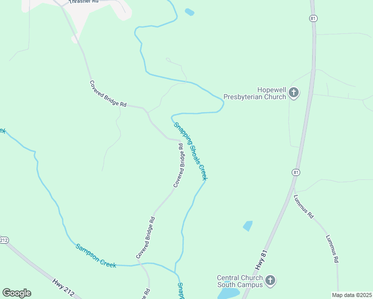 map of restaurants, bars, coffee shops, grocery stores, and more near 498 Covered Bridge Road in Covington