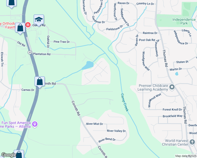 map of restaurants, bars, coffee shops, grocery stores, and more near 9232 Grady Drive in Jonesboro