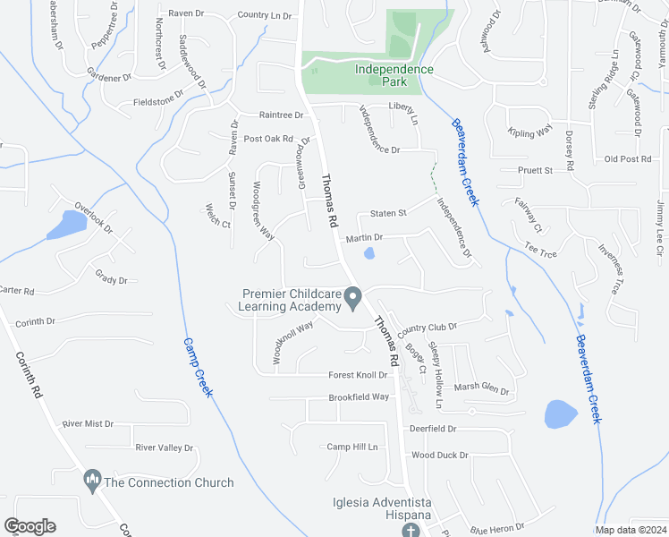 map of restaurants, bars, coffee shops, grocery stores, and more near 457 Luke Court in Jonesboro