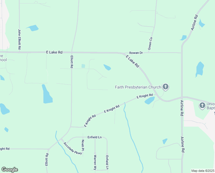 map of restaurants, bars, coffee shops, grocery stores, and more near 204 Overland Trail in McDonough