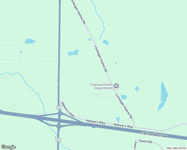 map of restaurants, bars, coffee shops, grocery stores, and more near 1836 Lonergan Hulme Road in Appling