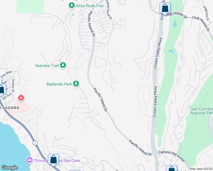 map of restaurants, bars, coffee shops, grocery stores, and more near 31625 Crystal Sands Drive in Laguna Niguel