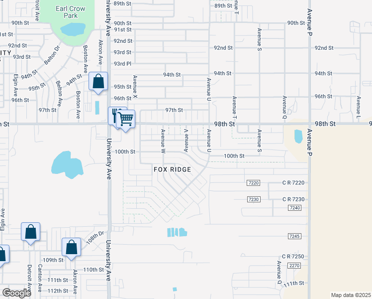 map of restaurants, bars, coffee shops, grocery stores, and more near 14006 Avenue V in Lubbock