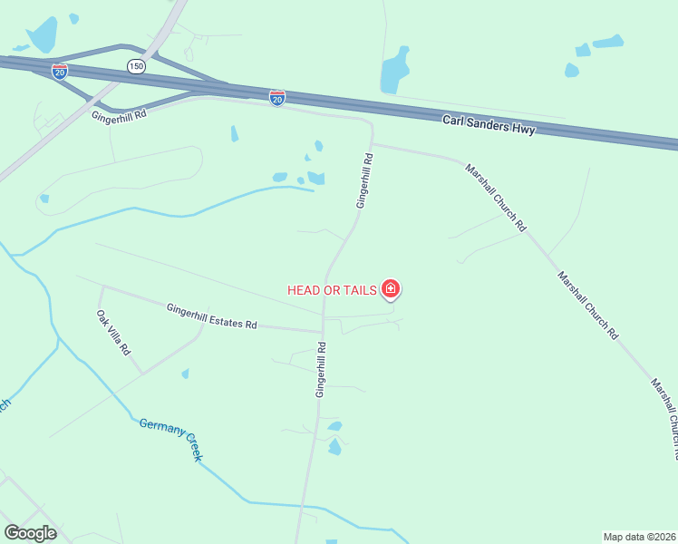 map of restaurants, bars, coffee shops, grocery stores, and more near 914 Gingerhill Road in Thomson