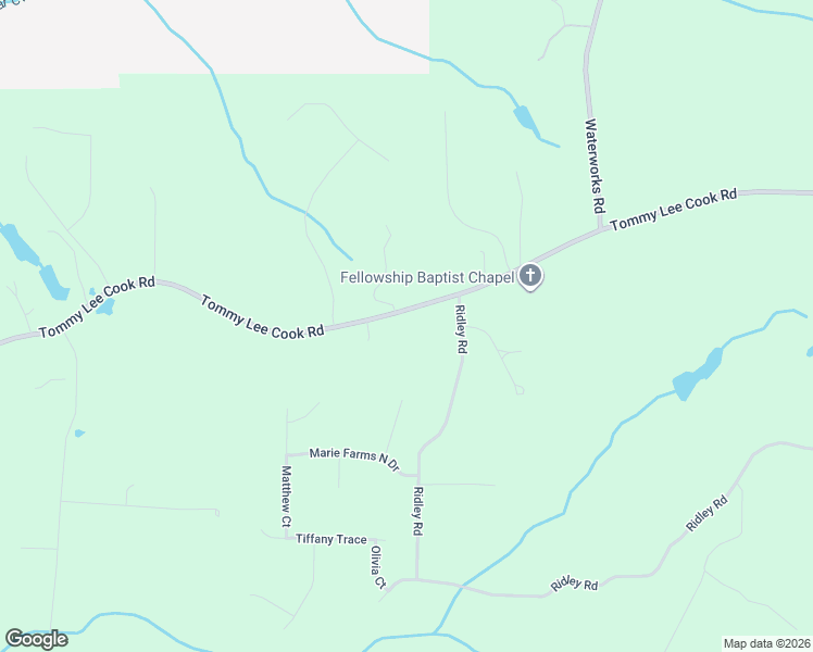 map of restaurants, bars, coffee shops, grocery stores, and more near 1405 Tommy Lee Cook Road in Palmetto