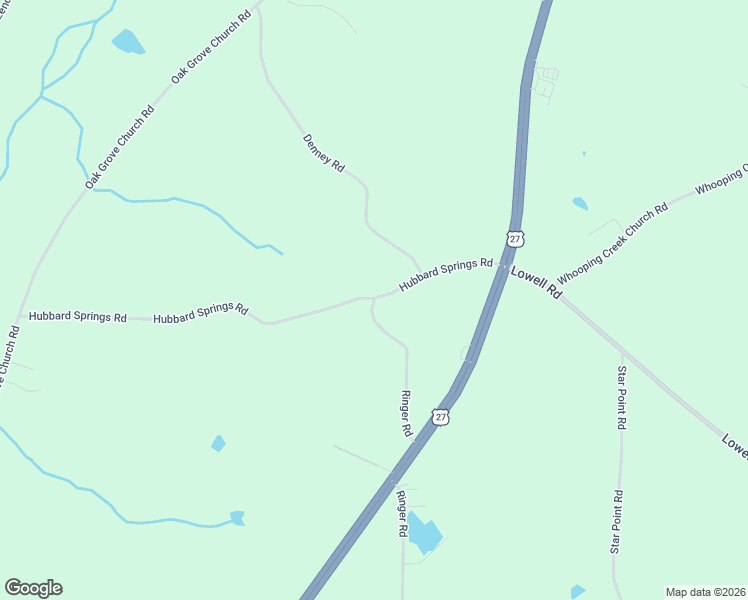 map of restaurants, bars, coffee shops, grocery stores, and more near 153-465 Hubbard Springs Road in Carrollton