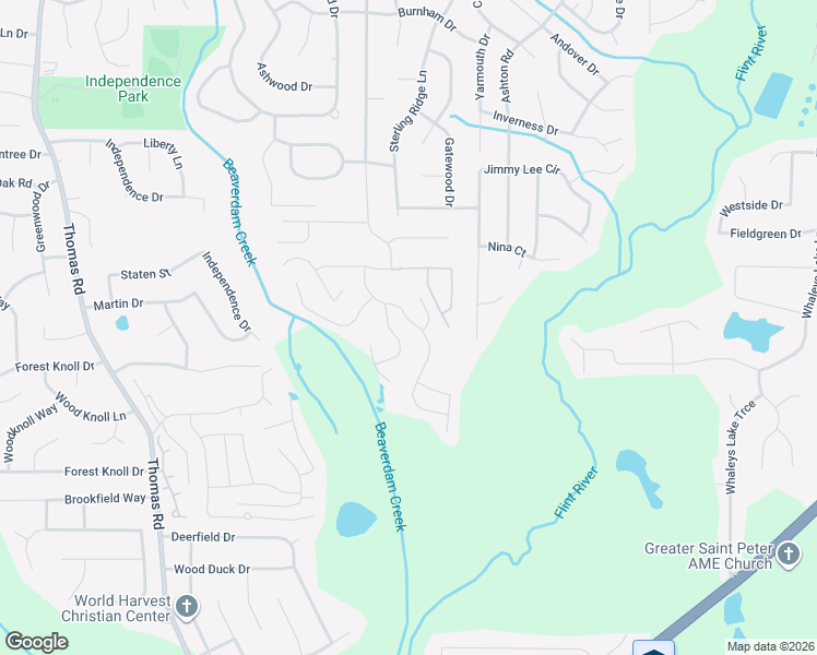 map of restaurants, bars, coffee shops, grocery stores, and more near 152 Inverness Trace in Jonesboro
