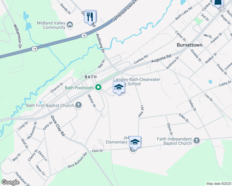 map of restaurants, bars, coffee shops, grocery stores, and more near 29 Lions Trail in Warrenville