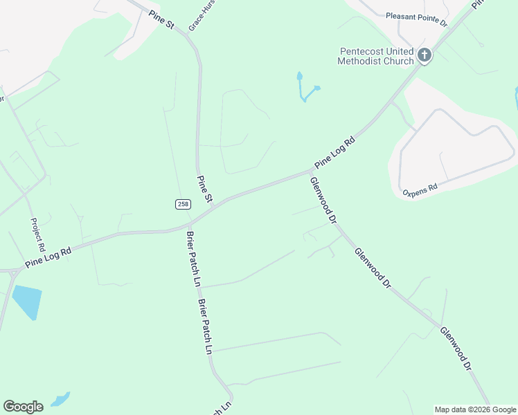 map of restaurants, bars, coffee shops, grocery stores, and more near 2651 Pine Log Road in Warrenville