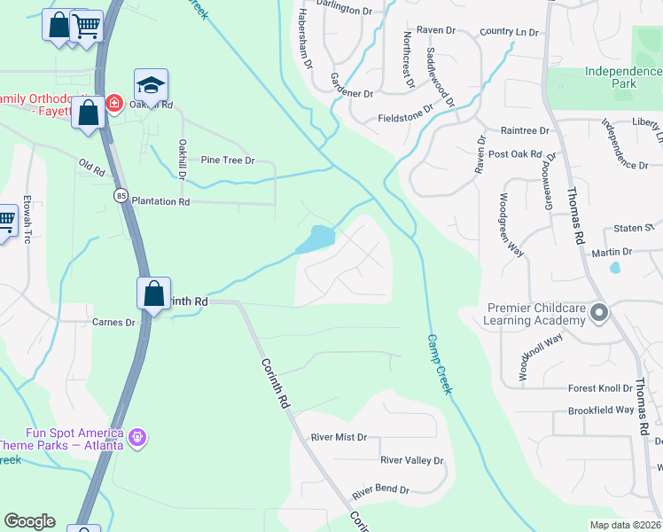 map of restaurants, bars, coffee shops, grocery stores, and more near 767 Chapman Street in Jonesboro