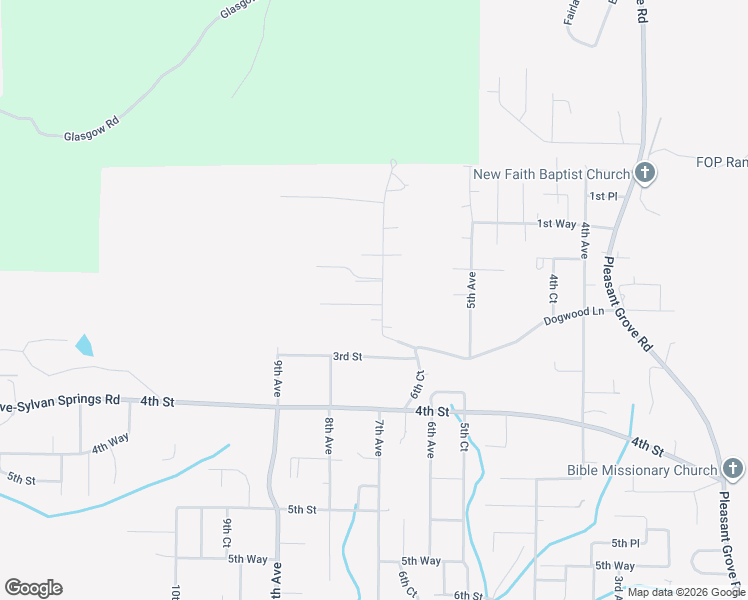 map of restaurants, bars, coffee shops, grocery stores, and more near 232 7th Ave in Pleasant Grove