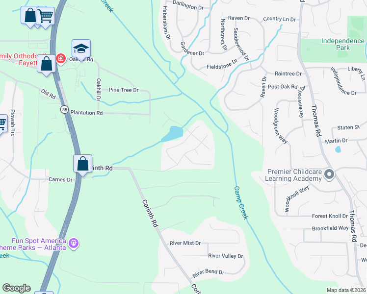 map of restaurants, bars, coffee shops, grocery stores, and more near 767 Chapman Street in Jonesboro