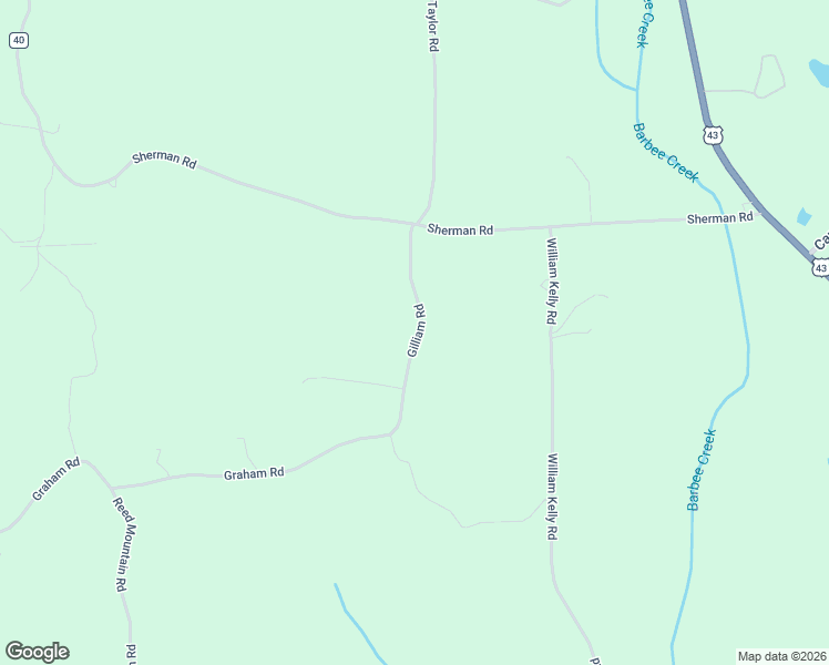 map of restaurants, bars, coffee shops, grocery stores, and more near 13815 Gilliam Road in Berry