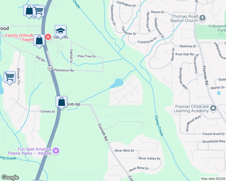 map of restaurants, bars, coffee shops, grocery stores, and more near 808 Chapman Street in Jonesboro