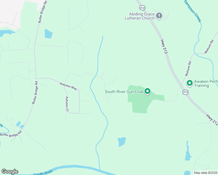 map of restaurants, bars, coffee shops, grocery stores, and more near 20 Amber Way in Covington