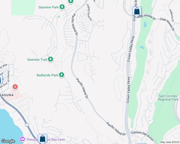 map of restaurants, bars, coffee shops, grocery stores, and more near 31582 Crystal Sands Drive in Laguna Niguel
