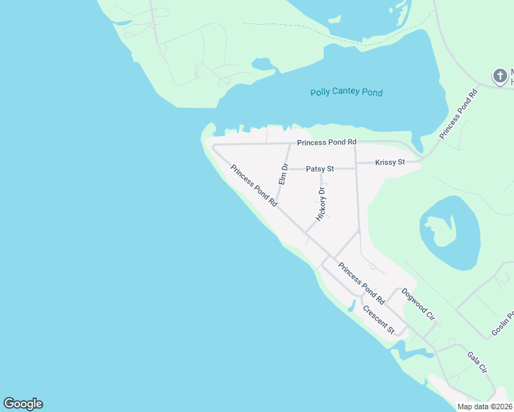 map of restaurants, bars, coffee shops, grocery stores, and more near 2336 Princess Pond Road in Summerton